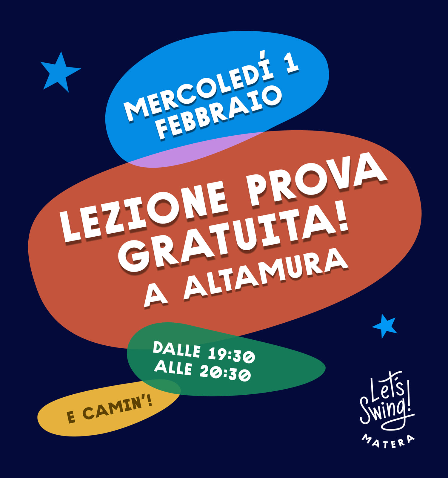 Locandina: Lezione di prova gratuita ad Altamura