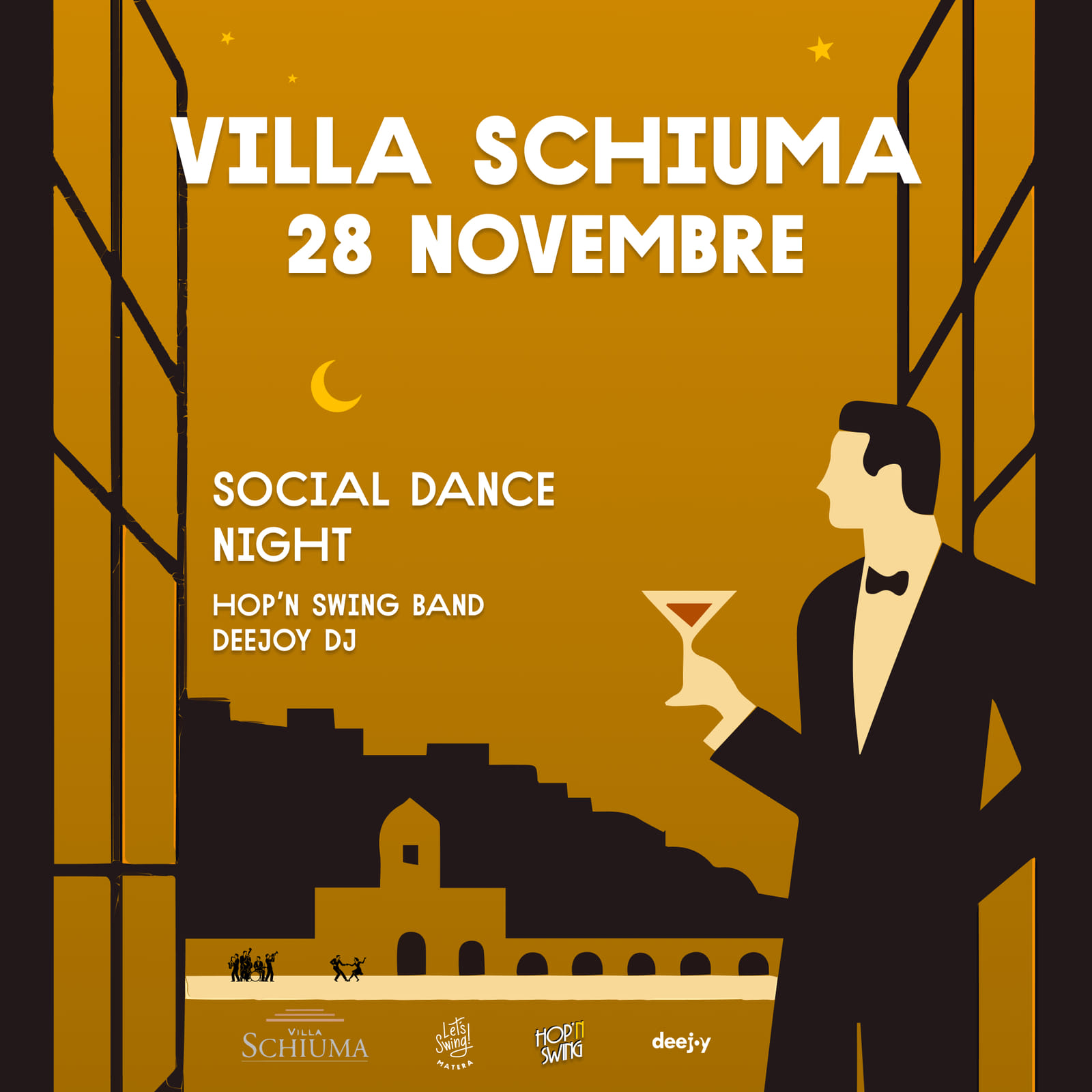Locandina: Social Dance Night a Villa Schiuma