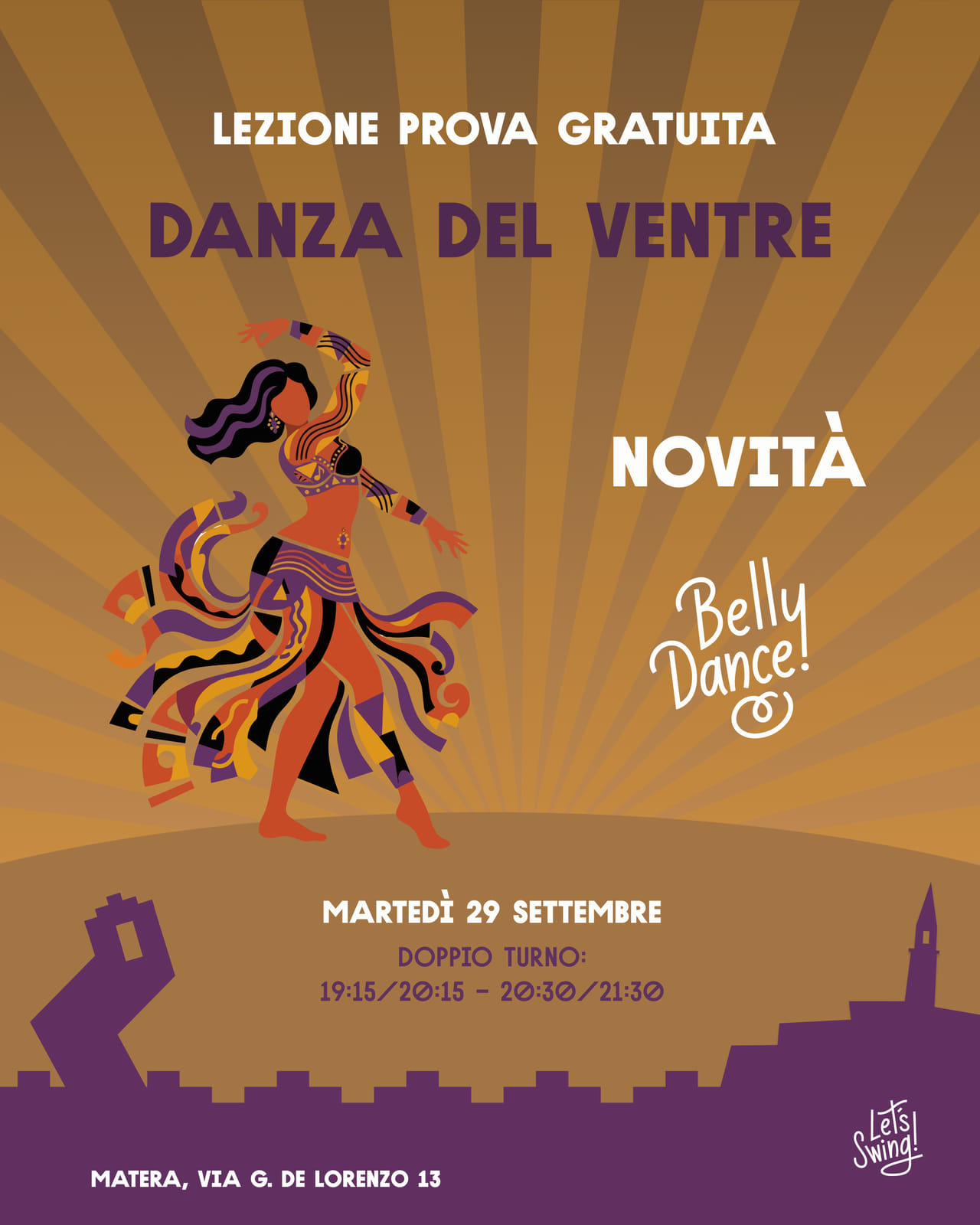 Locandina: Lezione di prova gratuita di danza del ventre