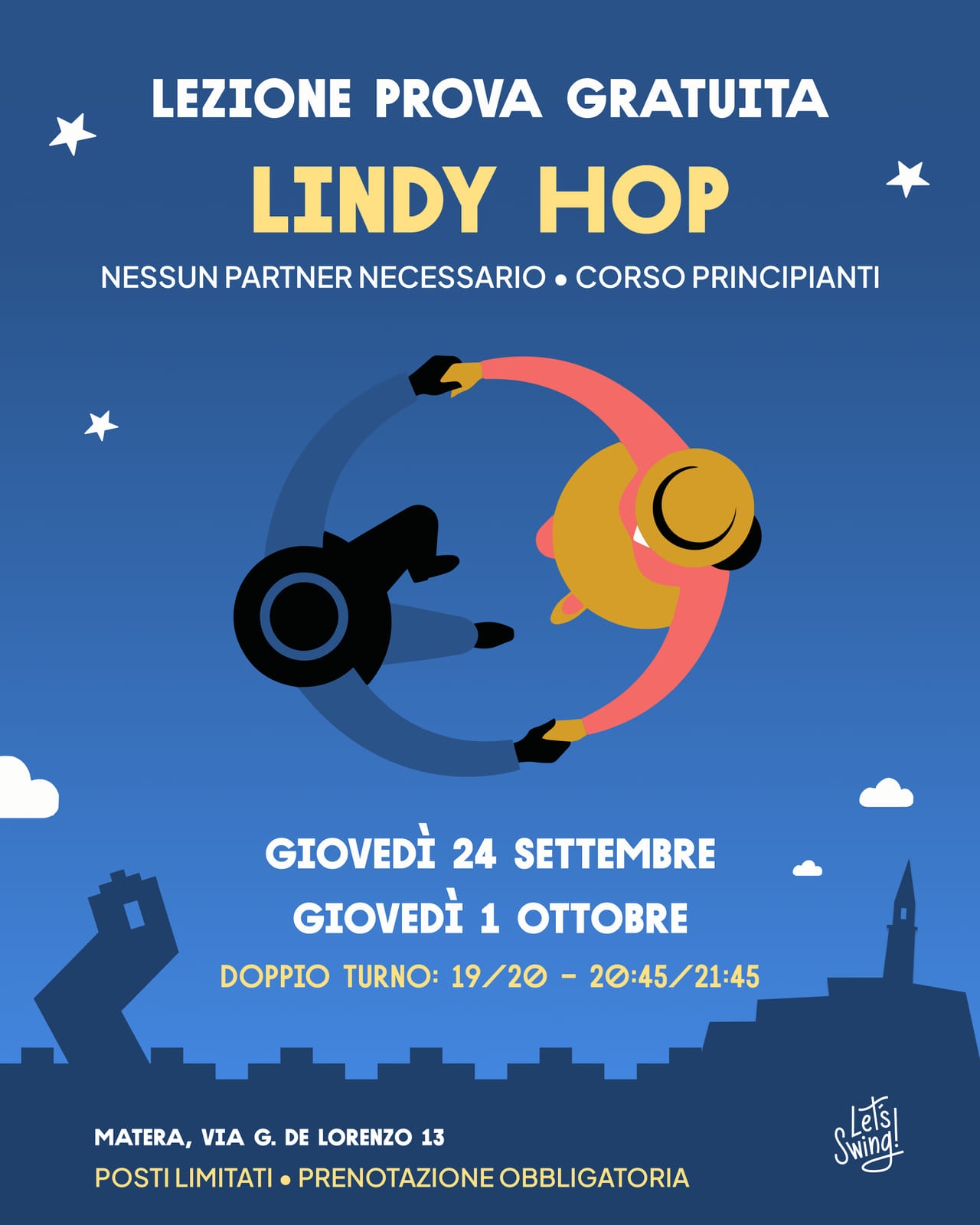 Locandina: Lezione di prova gratuita di Lindy Hop